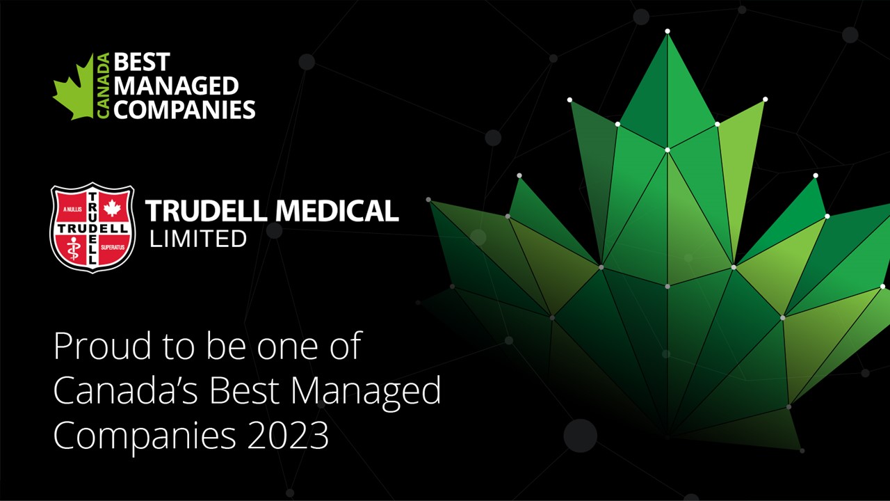 Trudell Medical Limited named one of Canada's Best Managed Companies